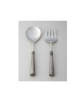 Servidor de Ensalada de Metal Premium Grabado Decorativo para Colección de Regalos, Regalo de Aniversario y Eventos Promocionales Corporativos - Product Image 1