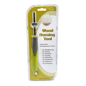 Nouveau kit de pyrogravure électrique 30W pour bois, ensemble d'outils de pyrogravure 220V avec fer à souder pour artisanat DIY et art, avec 5 pointes, emballage blister - Product Image 2
