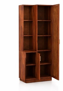 Solid Wood Tall Dressing <b>Table</b> with Full Length <b>Mirror</b> | Lockable <b>Vanity</b> Cabinet with Shelves | Wholesale Bedroom Furniture - Product Image 5