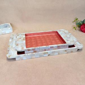 Stainless Bamboo <b>Wooden</b> Trays Coffee Custom <b>Wooden</b> Friendly Metal Steel Food <b>Wooden</b> Dish Heavy Duty Serving Tray With Handles - Product Image 2