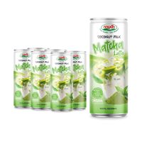 Té con Leche Matcha Latte Listo para Beber, Sabor Taro, Lata de 250ml, Muestra Gratis, Bebidas de Té de Marca Privada
