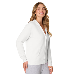 Sudadera con capucha de diseño moderno con cierre de cremallera para mujer, informal, para otoño e invierno, para hacer deporte y uso diario. - Product Image 4