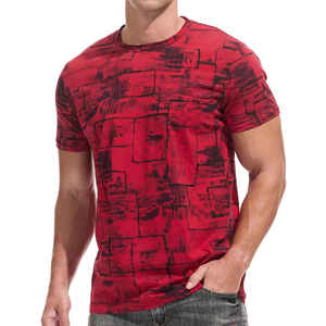 New Custom <b>Men's</b> Lightweight 100% Cotton Knitted Oversized T-Shirt High Quality Custom Logo Design Quick Dry Breathable Short - Product Image 2
