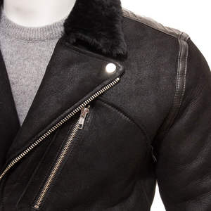 Chaqueta de Cuero para Hombre, Estilo Moderno, Impermeable y Resistente al Viento, con Opción de Logotipo Frontal, Prenda Exterior a la Moda - Product Image 5