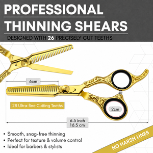 NYBL-55 5.5inch Straight <b>Left</b>-<b>handed</b> <b>Scissors</b> JAPAN 440C Sharp 58-59HRC Hardness Stainless Steel Handle Barber Shears Hair 28 - Product Image 4