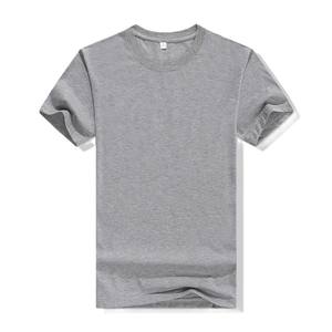 เสื้อยืดคอกลมผู้ชาย CVC 180 กรัม ราคาโรงงานบังกลาเทศจีน รับสกรีนโลโก้ เสื้อยืดแขนสั้นสำหรับชุดทำงาน - Product Image 5