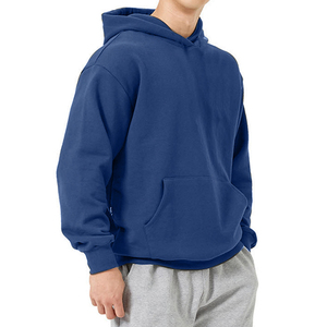 Sweat à capuche premium pour homme, personnalisable avec logo, en molleton, style streetwear décontracté, chaud, coupe oversize, avec poche kangourou - Product Image 5