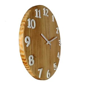 Elegante Reloj de Madera, Reloj de Pared Hecho a Mano, Económico, para Sala de Estar, Dormitorio, Oficina y Decoración de Interiores - Product Image 2