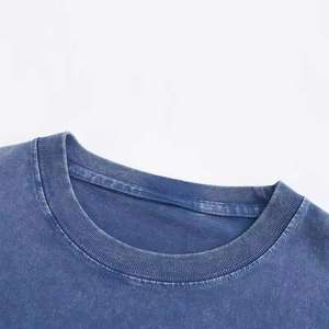 Camiseta de Mujer Talla Grande con Lavado Ácido Estilo Vintage, Impresión de Logotipo Personalizado, Servicio ODM, 100% Algodón, Tallas y Colores Personalizables - Product Image 2