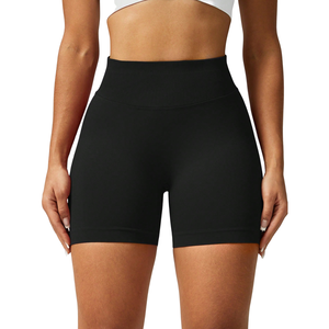 Prix d'usine – Vêtements de sport sans couture taille mi-haute effet push-up, logo personnalisé, séchage rapide, écologiques, respirants, 250 GSM Spandex - Product Image 5