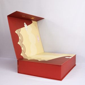 Caja de regalo de cartón reutilizable portátil de gama alta de lujo personalizada, laminación mate brillante, cierre magnético, impresión reciclable para - Product Image 1