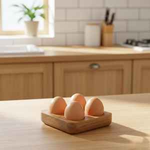 Porta Huevos de Madera Ecológico Personalizado con Organizador de Platos para Cocina al por Mayor a Precios Razonables - Product Image 5