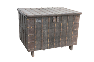 Haswani Handicrafts Solid Wood Durable & Strong Metal Clad Rustic Vintage Design Pitara Box <b>Storage</b> <b>Chest</b> - Product Image 2