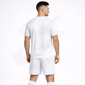 Maillot de football en gros directement de l'usine, 100 % polyester, séchage rapide, maille respirante, tenue de sport personnalisée pour équipe - Product Image 4