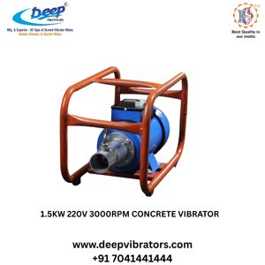 Vibrador de Motor Externo de Doscientos Veinte Voltios y Ciento Noventa Hertzios, Sistema de Compactación de Alta Potencia para Construcción - Product Image 5