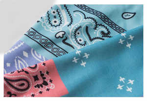<b>Men's</b> Hoodie Paisley Print Oversized Casual Spring Wear 100% Polyester Woven Breathable Design - Product Image 5