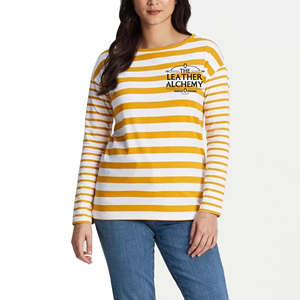 Camisetas de Manga Larga para Mujer de Alta Calidad con Diseño Personalizado, Camisetas Ligeras de Color Liso para Mujer en Venta, Personalizadas - Product Image 1