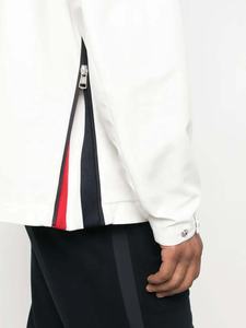 Veste coupe-vent réfléchissante en polyester pour homme, style vintage rétro, imperméable, blanche, pour la plage - Product Image 4