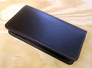 Titular de la tarjeta de crédito Chequera Monederos para hombre Crazy Horse Bifold Long Cowhide Slim Cartera de cuero genuino - Product Image 6