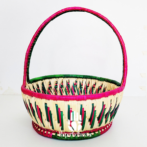 Cesta Moderna de Paja Moonj con Asa, Mini Cesta Ecológica Multiusos para Almacenamiento - Product Image 4