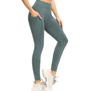 Leggings de sport pour femmes, taille haute, coupe ajustée, extensibles, pour yoga, fitness et entraînement - Product Image 6