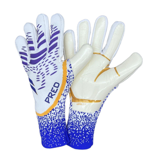 Guantes Deportivos WEMBLY SPORTS FA-7577 Profesionales Transpirables de Cuero con Cierre Ajustable, Antideslizantes e Impermeables para Porteros - Product Image 2