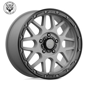 Rines WD de Alta Resistencia 4X4 Todoterreno, de Aluminio con Recubrimiento de Zinc Negro, Beadlock, de 17-20 Pulgadas, 5x114.3/6x139.7 PCD, Capacidad de Carga de 2600 Libras - Product Image 1