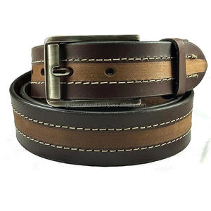 Gran oferta hecha a mano 100% cinturón informal de cuero genuino para hombres cinturones y accesorios casuales de cuero de alta calidad al mejor precio - Product Image 4