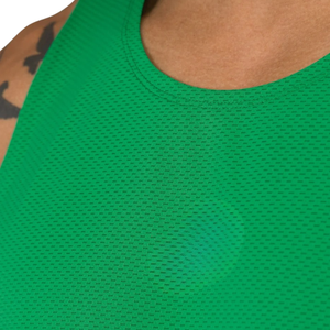 Men's <b>Green</b> Mesh Tank <b>Top</b> Breathable Sleeveless Athletic <b>Vest</b> Gym Workout Training Summer Fitness Wear - Product Image 4