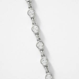 Elegant 14K Solid Gold 13.55ct FG VVS Lab Grown Diamond Bezel <b>Set</b> IGI Certified Chain Necklace Luxury Dainty Fine Jewelry <b>Gift</b> - Product Image 4