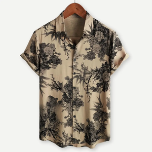 Hawaiian 3D Printed <b>Shirt</b> Bestseller Notch Collar Short Sleeve <b>Shirt</b> - Product Image 5