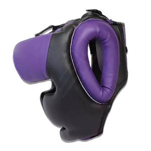 หมวกป้องกันศีรษะสำหรับชกมวยหนังแท้คุณภาพสูงขายดี พร้อมดีไซน์ระบายอากาศสำหรับการฝึกซ้อม MMA - ราคาขายส่งถูก - Product Image 5