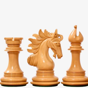Piezas de Ajedrez Premium Arabian Knight, Rey de 4.2 pulgadas, Madera de Palisandro y Madera de Boj, al Mejor Precio - Product Image 1