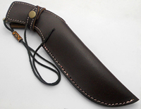 Couteau de chasse multifonctionnel artisanal en acier Damas de qualité industrielle supérieure, manche en bois, pour la chasse et le camping, garantie 3 ans