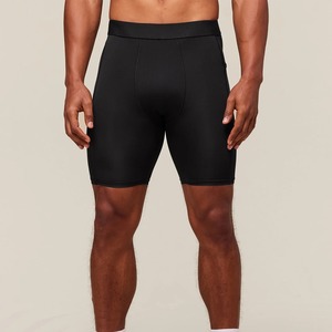 Custom Logo Elastic Waist Solid Casual <b>Compression</b> <b>Shorts</b> for <b>Men</b> Plus Size Athletic Sports Workout Running Gym Pockets Quick - Product Image 6