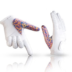 ถุงมือกอล์ฟหนังแพะสีขาวสำหรับผู้ชาย ยี่ห้อ DARIB IMPEX แบบสวมครึ่งนิ้ว ระบายอากาศได้ดี พร้อมลายนูน - Product Image 6