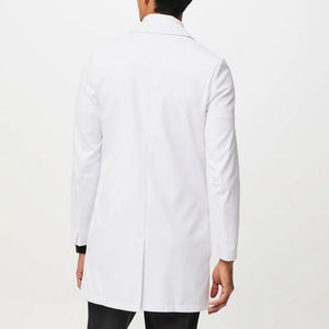 Blouse médicale OEM unisexe personnalisable, très vendue, en coton de haute qualité pour hôpitaux et laboratoires - Product Image 4