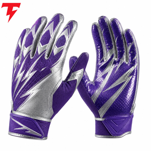 Guantes de Fútbol Americano con Tela Transpirable, Ajuste Flexible, Agarre Cómodo y Fuerte, la Mejor Calidad para Entrenamiento y Uso Diario - Product Image 1