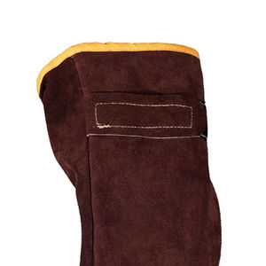 Leather Welding Cape Sleeve Safety Welding Sleeves <b>Flame</b> Retardant Top Quality Split Leather Welding Sleeves - Product Image 2