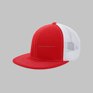 OEM Günstige Custom 6 Panel Unisex Bestickte Baseball mützen Baumwoll stoff Einstellbare Größe Zweifarbige Baseball mützen mit gebogener Krempe - Product Image 2