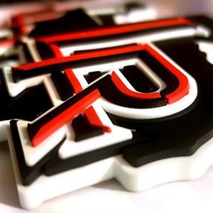 Pare-chocs de casque de baseball personnalisés 3M Base adhésive Casque de ballon 2D 3D avec double bande Logos des équipes de baseball - Product Image 1