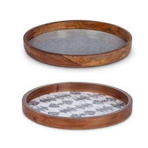 Cuencos Redondos de Madera para Servir en Bodas, Diseño Clásico Ecológico, Marca TLT, Modelo 18WT-005 - Product Image 5