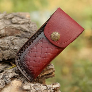 Couteau de poche pliant en acier Damas avec manche et lame ultra-affûtée, couteau artisanal en acier Damas - Product Image 5