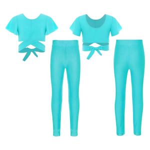 Costume de scène pour filles de 6 à 14 ans, veste et short assortis, pour la danse jazz, spectacle scolaire, fête à thème, compétition de danse - Product Image 2