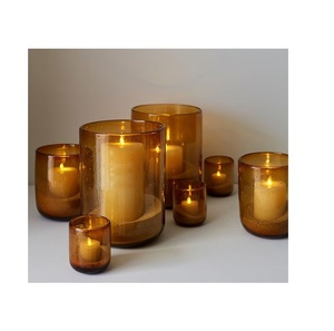 Modern Design Glass Wax <b>Jar</b> With Aluminum Lid Candle Holder Use Home Hotel <b>Decor</b> <b>Decor</b> Completely Customizable - Product Image 4