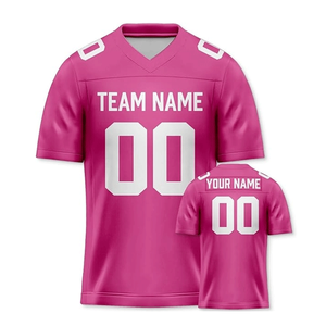Nouveautés Maillots de football personnalisés 100% polyester respirant sublimé avec nom d'équipe, nom et numéro du joueur, maillots d'entraînement de football - Product Image 5