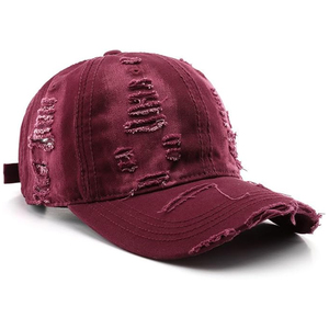Gorra de Béisbol Unisex de 6 Paneles de Algodón, Ajustable, Estilo Vintage Desgastado, para Adultos, Uso Casual - Product Image 3