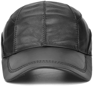 Casquette de baseball unisexe vintage en cuir PU de haute qualité, réglable, style décontracté pour l'extérieur, broderie manuelle Oxford, sportive et classique - Product Image 1