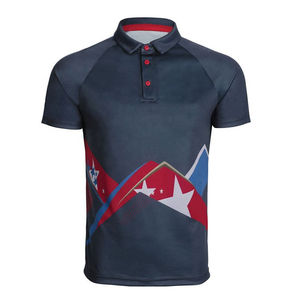 เสื้อโปโลถักไหมพรมสีพื้นเรียบง่าย สไตล์พื้นฐาน กระดุมติด ผ้าฝ้าย 100% แขนสั้น เสื้อสเวตเตอร์ผู้ชาย - Product Image 6