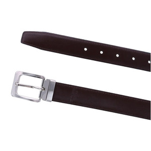 Ceintures habillées réversibles pour hommes, personnalisées OEM, en cuir véritable noir à imprimé animal, avec boucle en alliage, de haute qualité, vente en gros sur mesure - Product Image 2